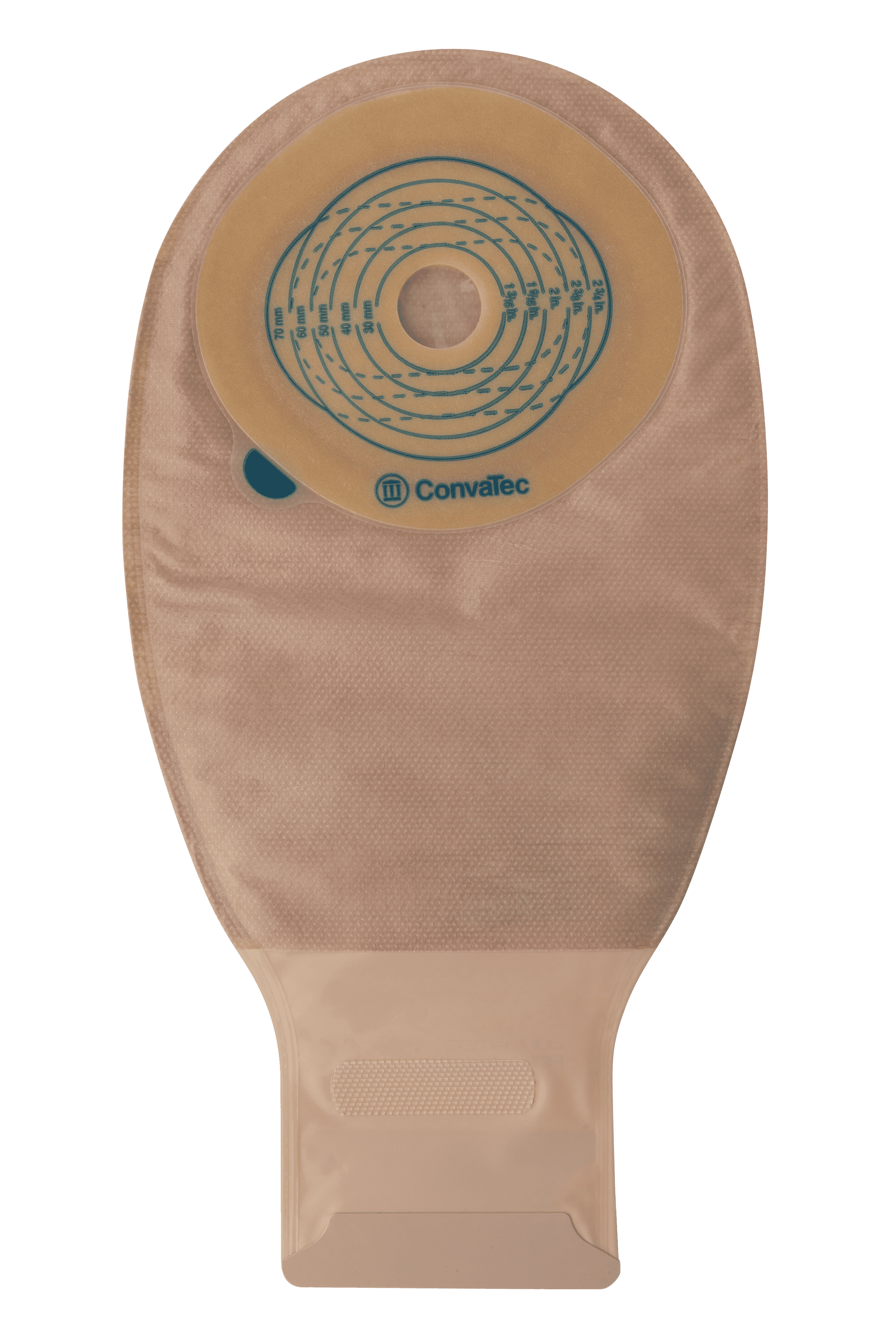 Esteem™+ IVC viendaļīgi drenējamie (ileostomas) maisiņi ar filtru un apskates logu